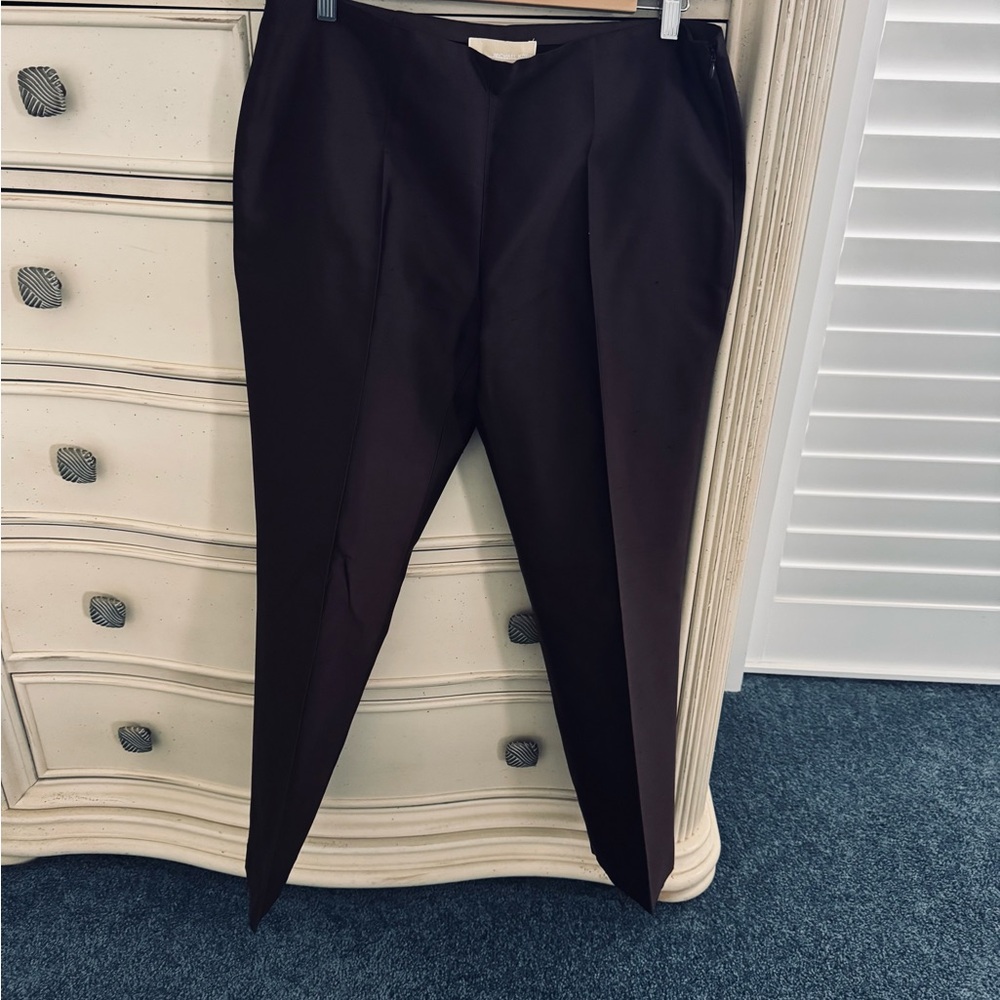 Michael Kors Dark Brown Dress Pants silk